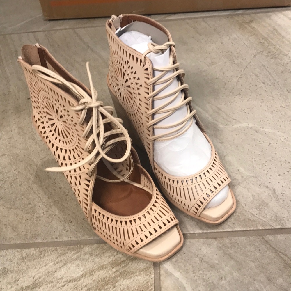 Jeffrey Campbell Lace-Up Wedges